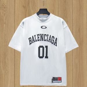 Classic Balenciaga 01 Short-sleeve White